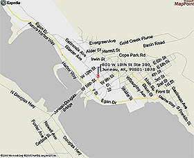 map of EED Juneau Location